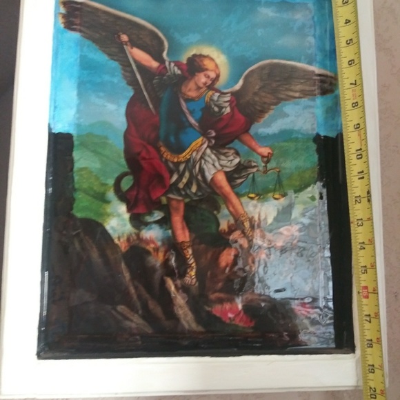 Portrait of Arch Angle Gabriel defeating the devi. - Picture 2 of 2